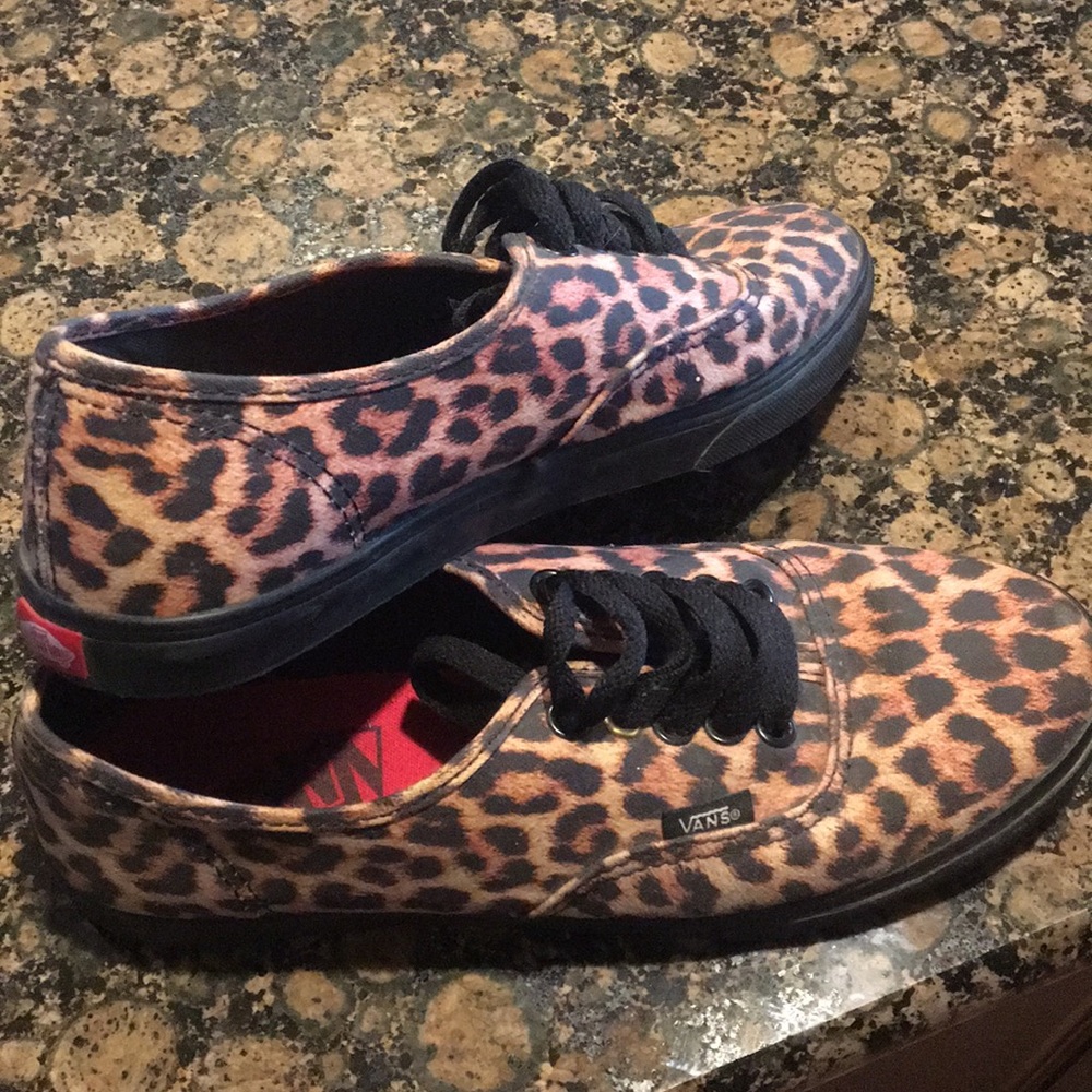 Cheetah print Vans